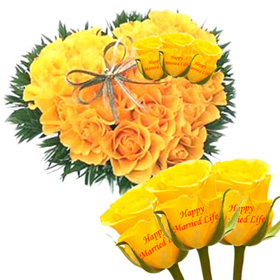 "Talking Roses (flower basket) - Wedding Combo16 - Click here to View more details about this Product